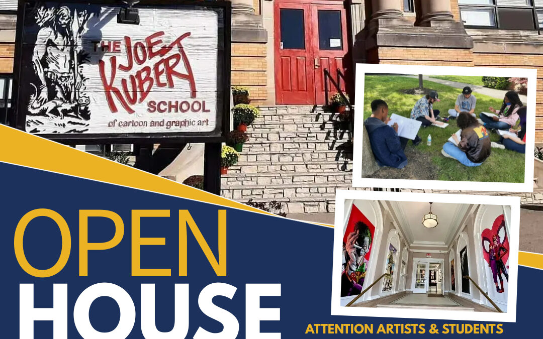 Unlock Your Creative Potential: Join Us at The Kubert School’s Spring Open House!