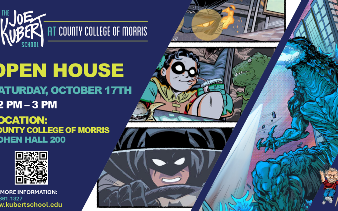 Join The Next Generation of Storytellers! Attend The Joe Kubert School’s Fall Open House!